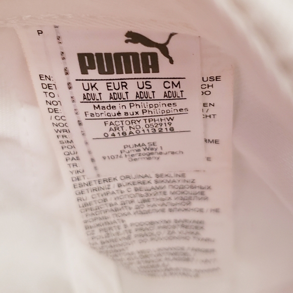 Puma Woman's White Classic Logo Snapback Cap NWT - Picture 7 of 7